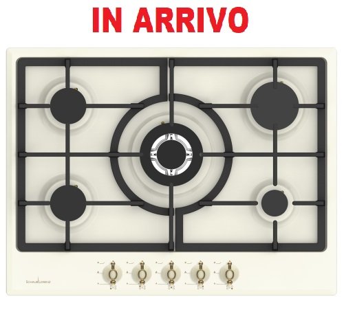 Piano Cottura SCHAUB LORENZ a Gas 5 Fuochi Gas 70 cm Colore Rustico Beige cod: SSPC705BRFG