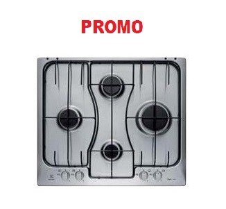 Piano Cottura ELECTROLUX a Gas 4 Fuochi Colore Inox Serie Soft cod: RGG6242LOX