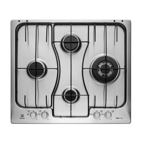 Piano Cottura ELECTROLUX a Gas 4 Fuochi Colore Inox Serie Soft cod: RGG6243LOX