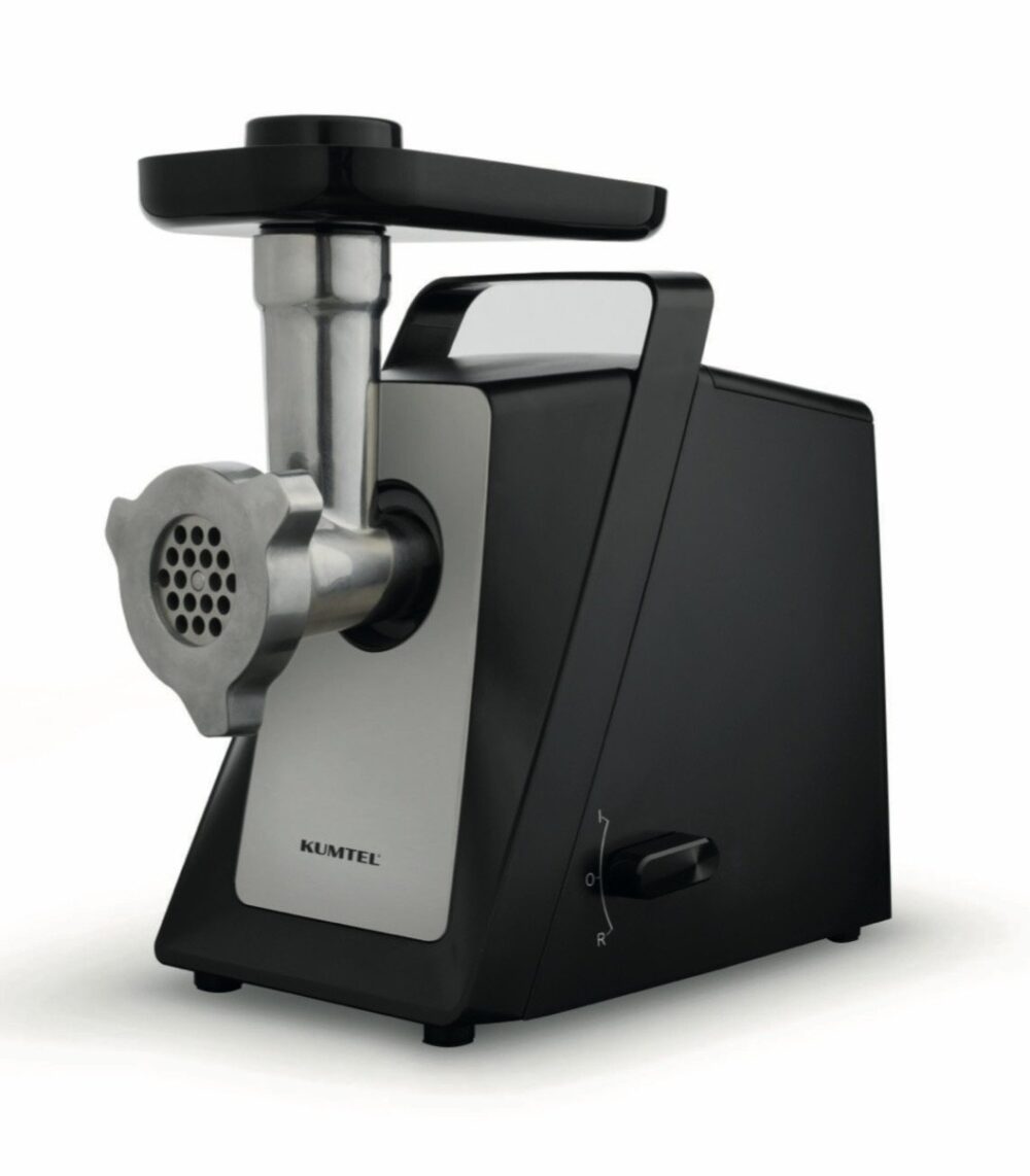 Tritacarne KUMTEL potenza W e 3 lame a disco in acciaio inox Cod: HMG-01