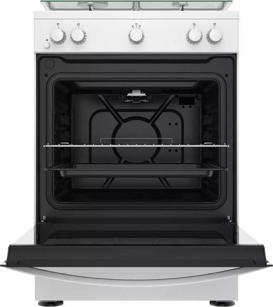 Cucina INDESIT 4 Fuochi a Gas Forno a gas Dimensioni 60 x 60 cm Colore Bianco cod: IS67G1KMW/E - Image 5