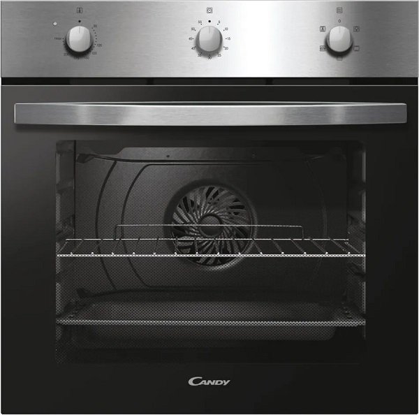Forno Elettrico CANDY da Incasso Capacità 65 Litri Multifunzione Ventilato Colore Acciaio Inox Cod: FIDC X502