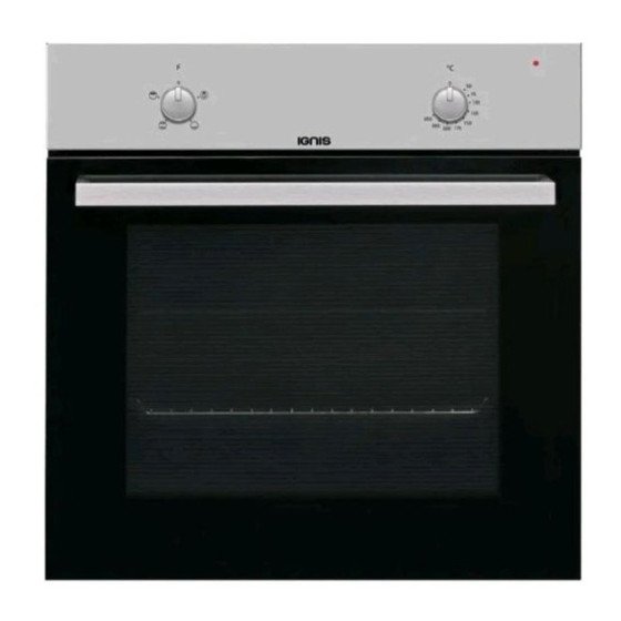Forno Elettrico IGNIS da Incasso Capacità 60 L Multifunzione Ventilato Colore Inox cod: AKB1000IX