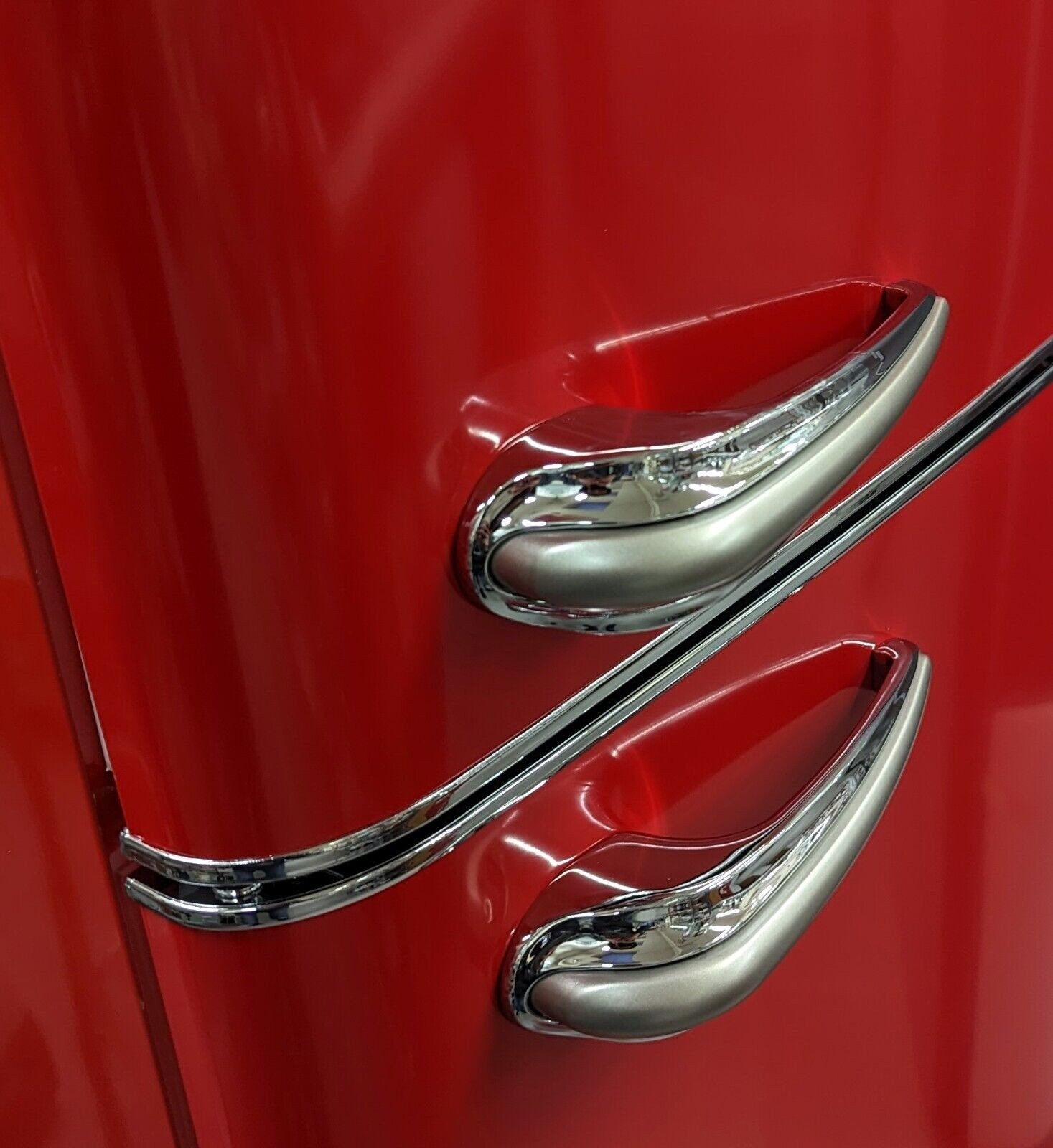 Frigorifero AKAI Doppia Porta Classe Energetica A+ Colore Rosso cod: CLASS280K-RD - Image 3