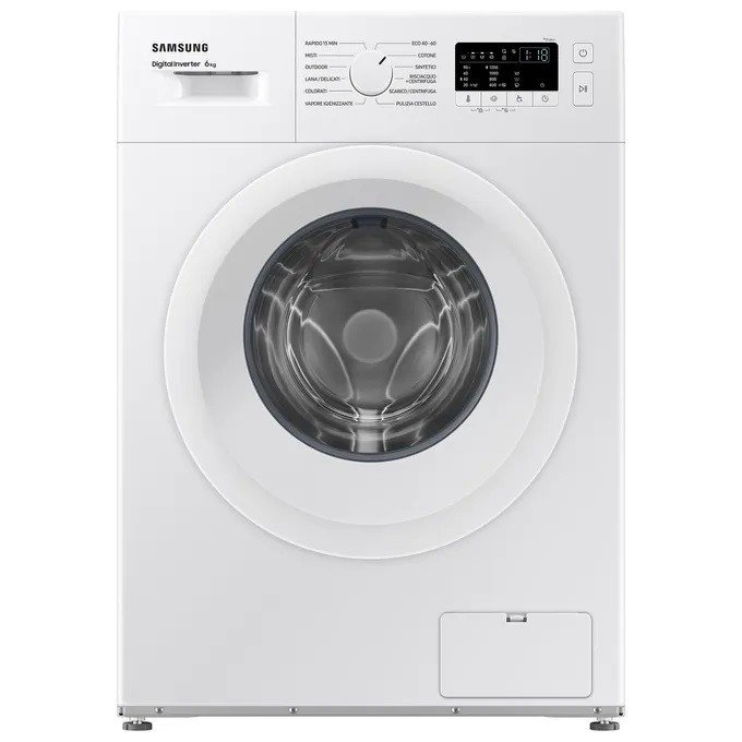 Lavatrice SAMSUNG Slim 6 Kg Classe C Inverter Centrifuga 1200 giri cod: WW60A3120WE/ET